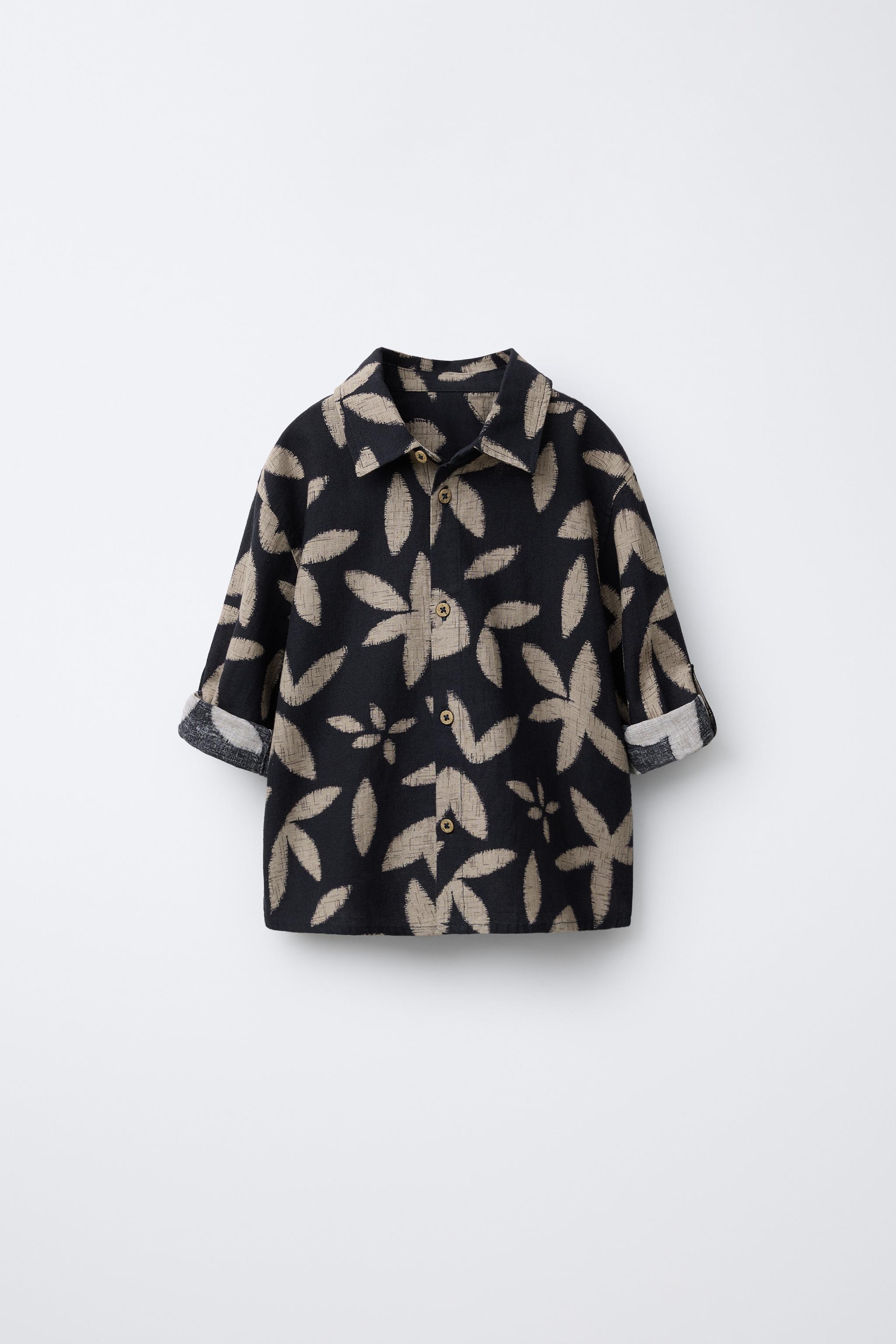 CHEMISE IMPRIMÉE FEUILLES